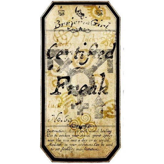 Certified Freak Spray by Brujeriagirl