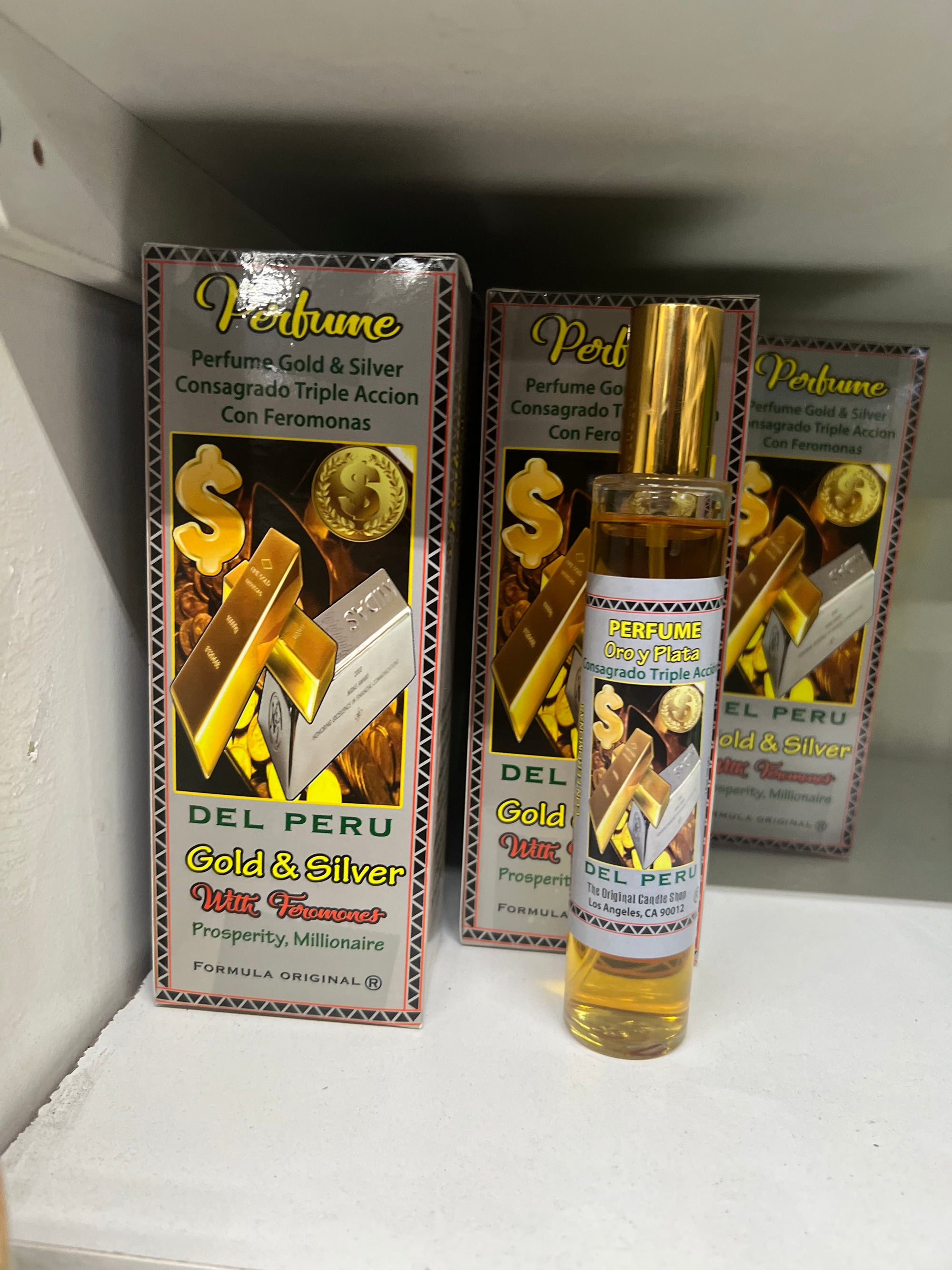 Gold & Silver Cologne for Mega Luck